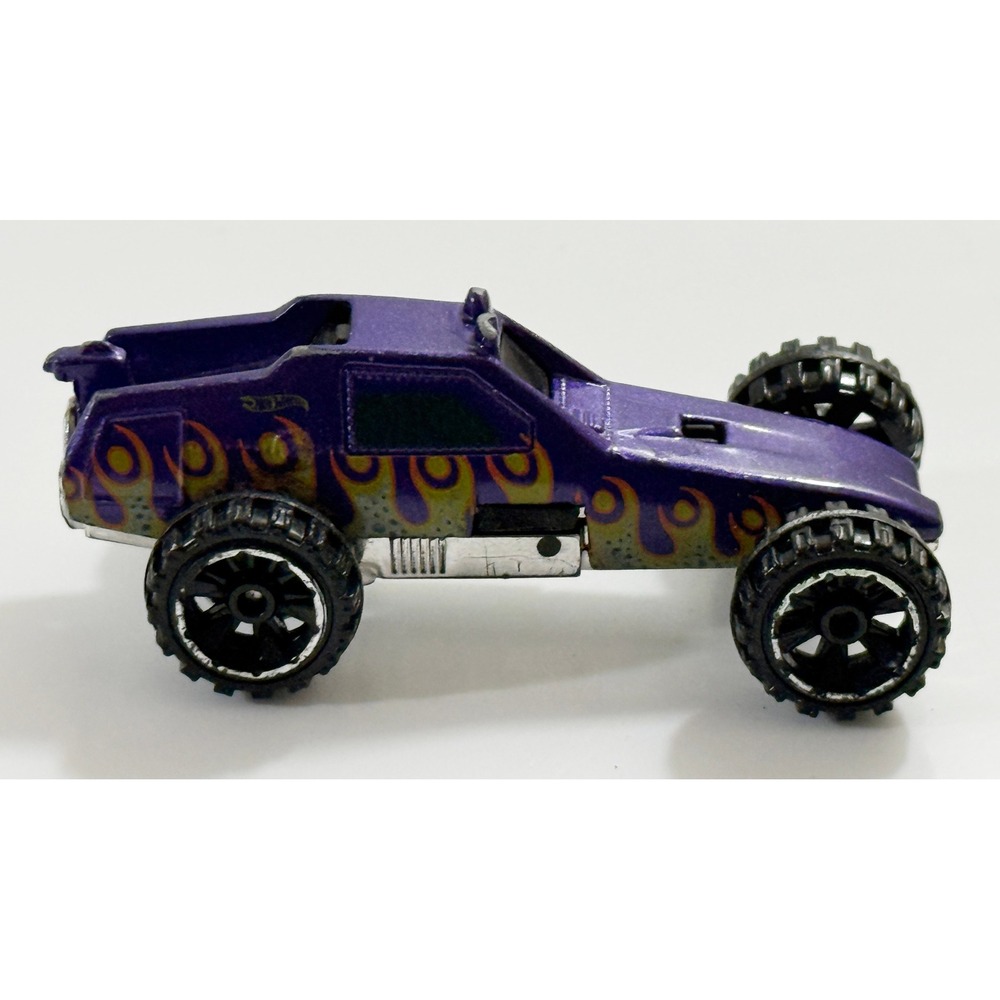 Hot Wheels Sand Stinger Kids 1:64 Purple Flame Decal Off-Road Buggy Toy Car - Picture 3 of 6